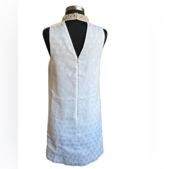 Lilly Pulitzer Brandi Shift Resort White Foil Printed Polka Dot Size 6 - Picture 6 of 9